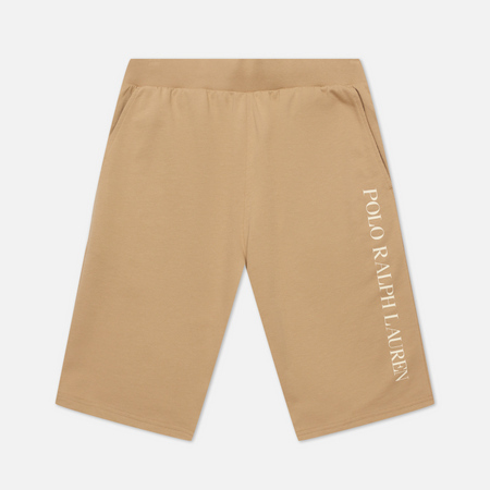 Мужские шорты Polo Ralph Lauren Printed Branding, цвет бежевый, размер M