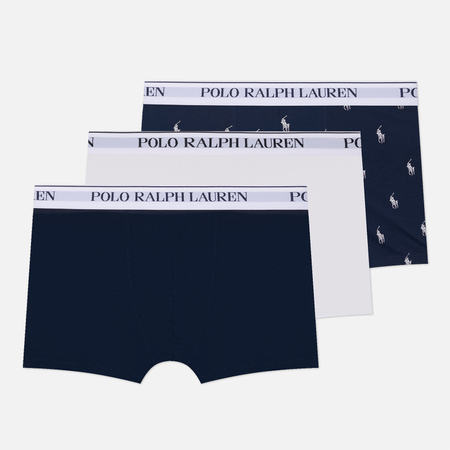 Комплект мужских трусов Polo Ralph Lauren Classic Trunk 3-Pack, цвет комбинированный, размер M