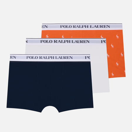 Комплект мужских трусов Polo Ralph Lauren Classic Trunk 3-Pack, цвет комбинированный, размер XXL