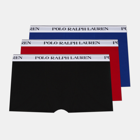 Комплект мужских трусов Polo Ralph Lauren Classic Trunk 3-Pack, цвет комбинированный, размер XL