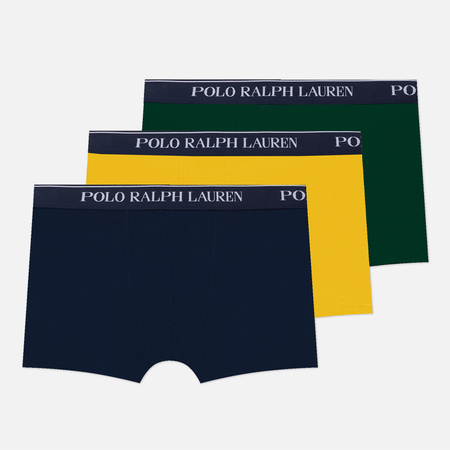 Комплект мужских трусов Polo Ralph Lauren Classic Trunk 3-Pack, цвет комбинированный, размер XL