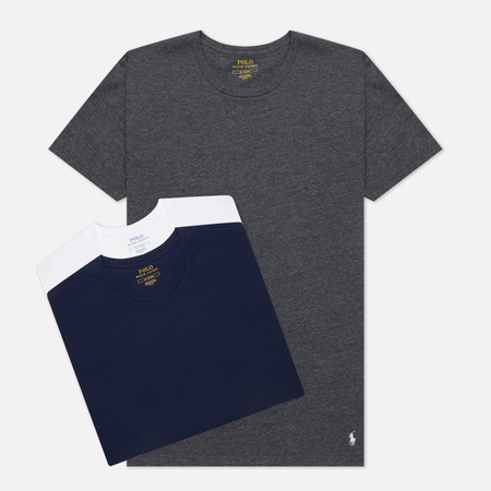 Комплект мужских футболок Polo Ralph Lauren Crew Neck 3-Pack, цвет комбинированный, размер L