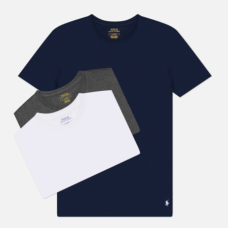 Комплект мужских футболок Polo Ralph Lauren Crew Neck 3-Pack, цвет комбинированный, размер S