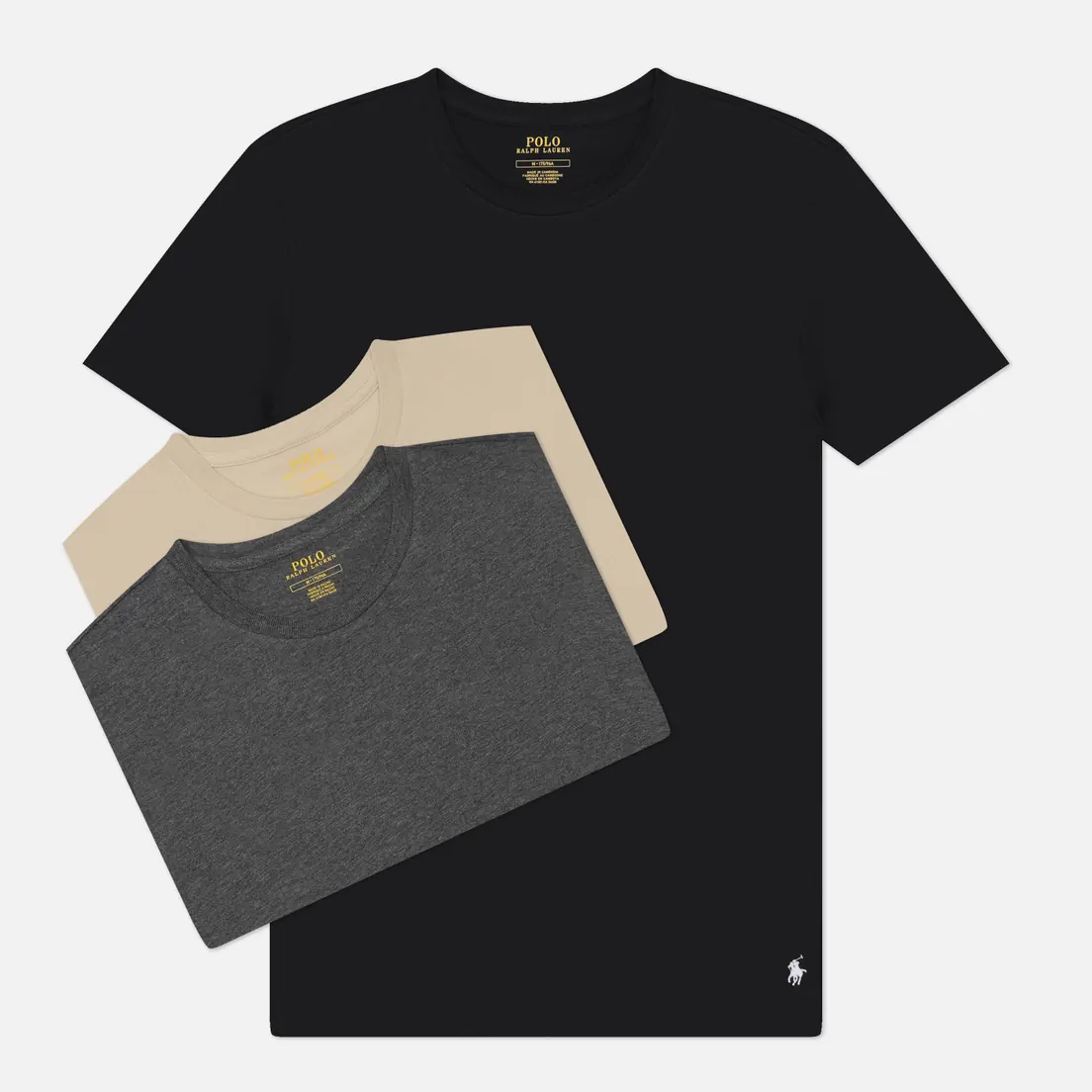 Polo Ralph Lauren Комплект мужских футболок Crew Neck 3-Pack