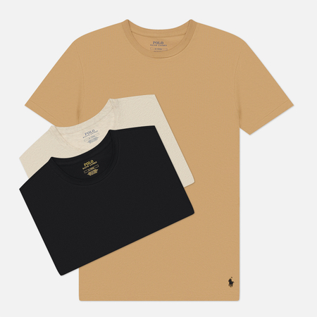 Комплект мужских футболок Polo Ralph Lauren Crew Neck 3-Pack, цвет комбинированный, размер L