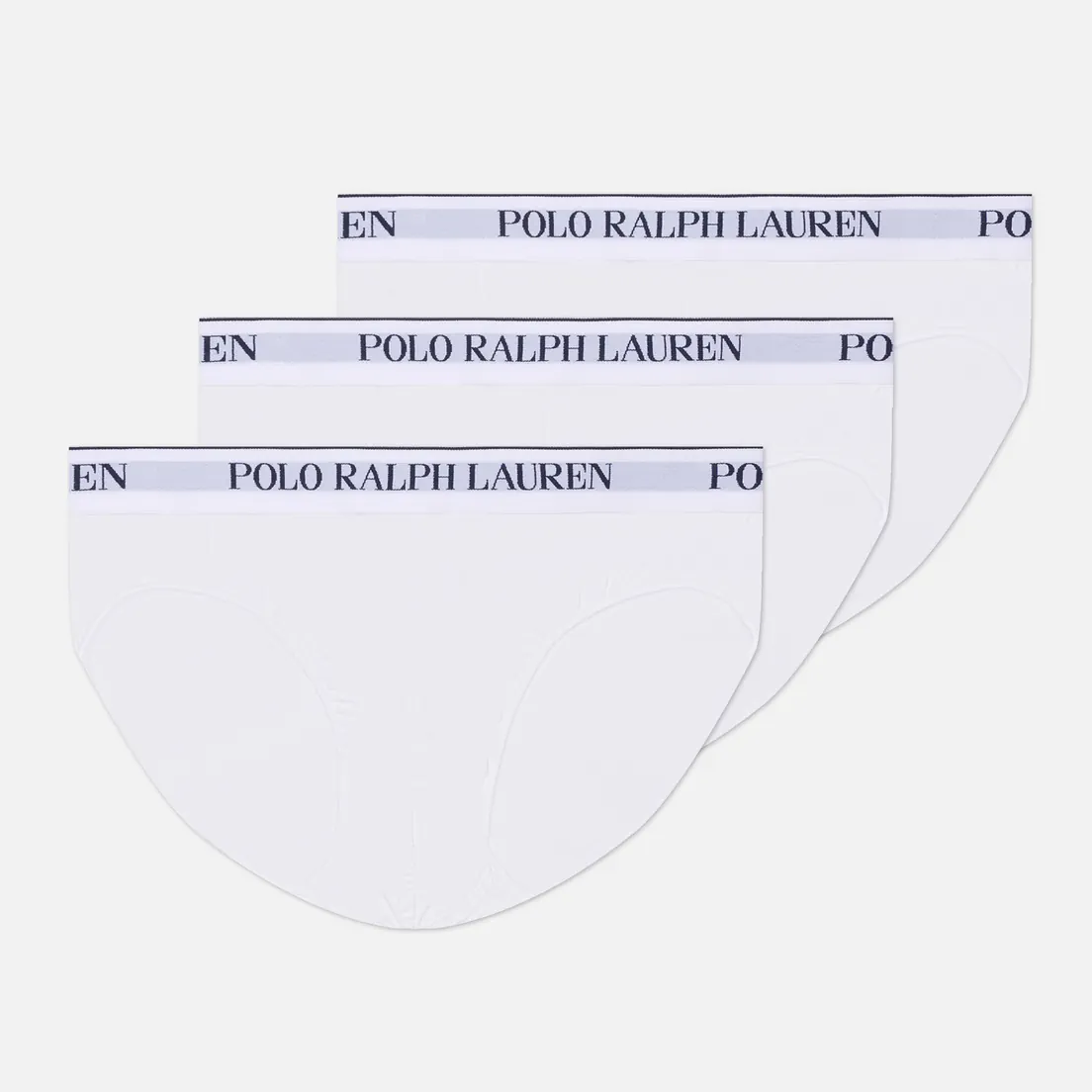 Polo Ralph Lauren Комплект мужских трусов BCI Cotton/Elastane Low Rise Brief 3-Pack