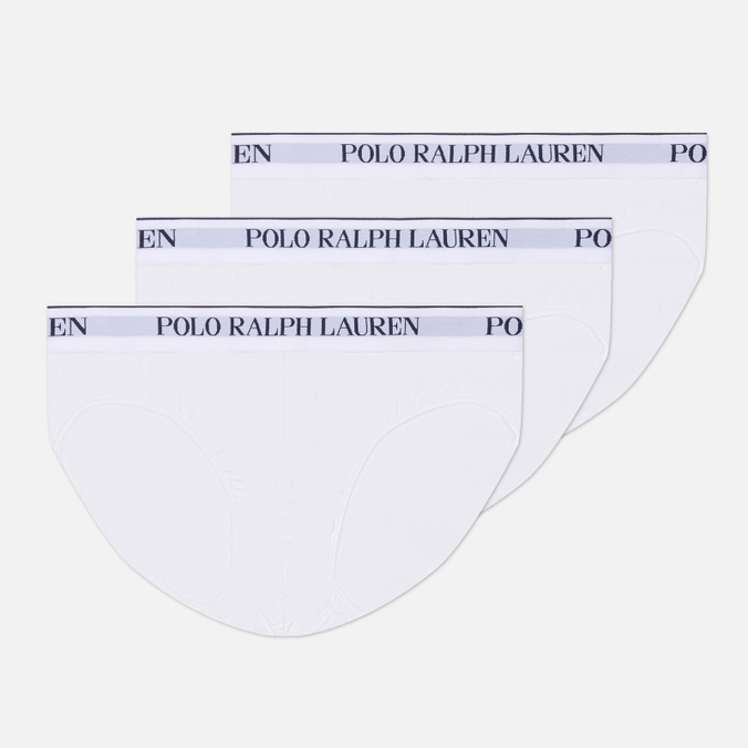 Комплект мужских трусов Polo Ralph Lauren BCI Cotton/Elastane Low Rise Brief 3-Pack