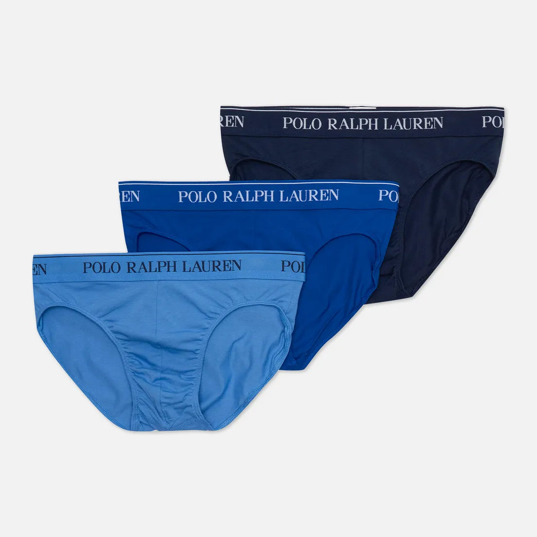 Polo Ralph Lauren Комплект мужских трусов BCI Cotton/Elastane Low Rise Brief 3-Pack