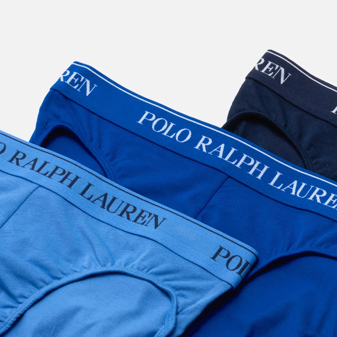 Polo Ralph Lauren Комплект мужских трусов BCI Cotton/Elastane Low Rise Brief 3-Pack