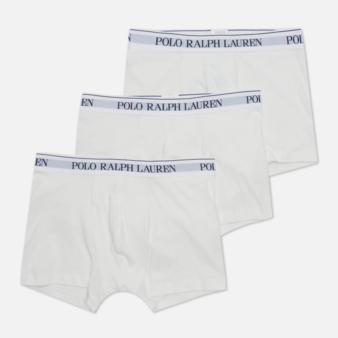 Комплект мужских трусов Polo Ralph Lauren, цвет белый, размер L