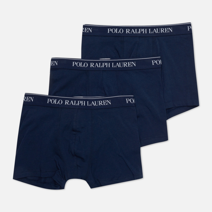 Комплект мужских трусов Polo Ralph Lauren, цвет синий, размер XL