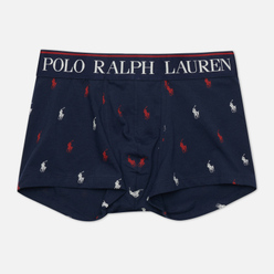 Мужские трусы Polo Ralph Lauren Print Trunk Single Cruise Navy All Over Polo Pony