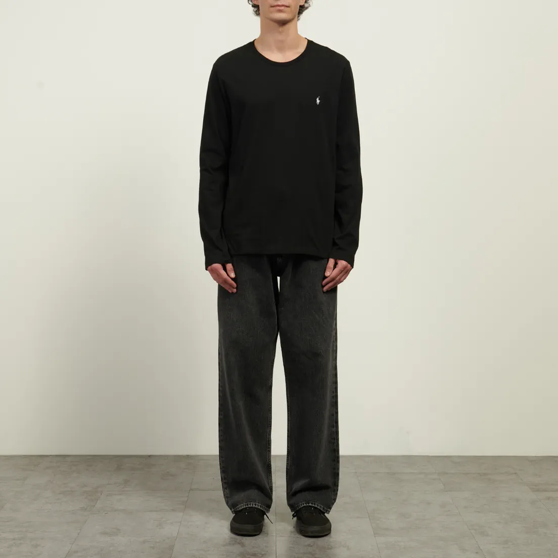 Polo Ralph Lauren Мужской лонгслив BCI Liquid Cotton Sleep Top Crew Neck