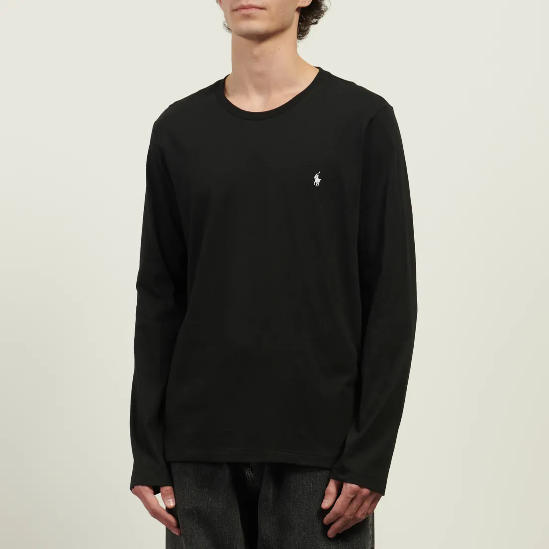 Polo Ralph Lauren Мужской лонгслив BCI Liquid Cotton Sleep Top Crew Neck