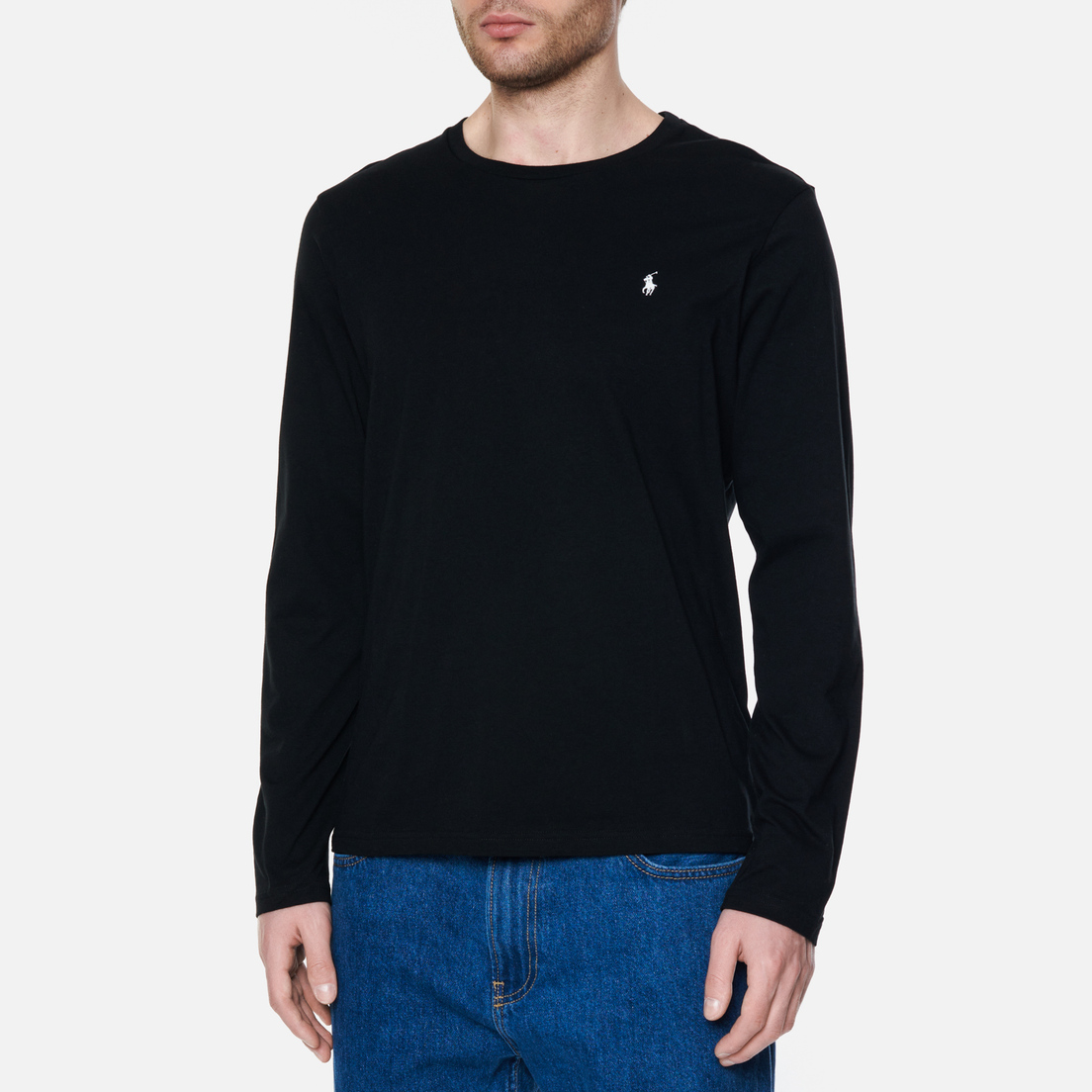 Polo Ralph Lauren Мужской лонгслив BCI Liquid Cotton Sleep Top Crew Neck