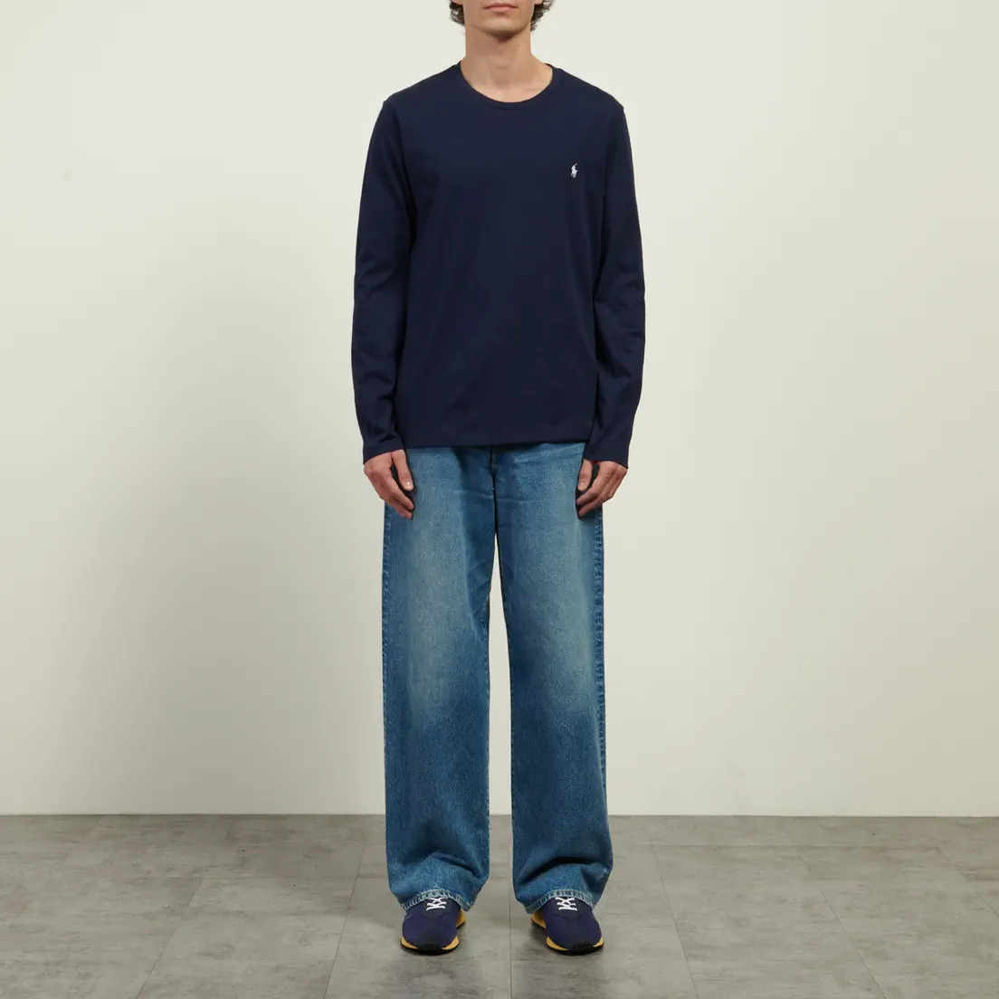 Polo Ralph Lauren Мужской лонгслив BCI Liquid Cotton Sleep Top Crew Neck