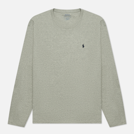Мужской лонгслив Polo Ralph Lauren BCI Liquid Cotton Sleep Top Crew Neck, цвет серый, размер XXL