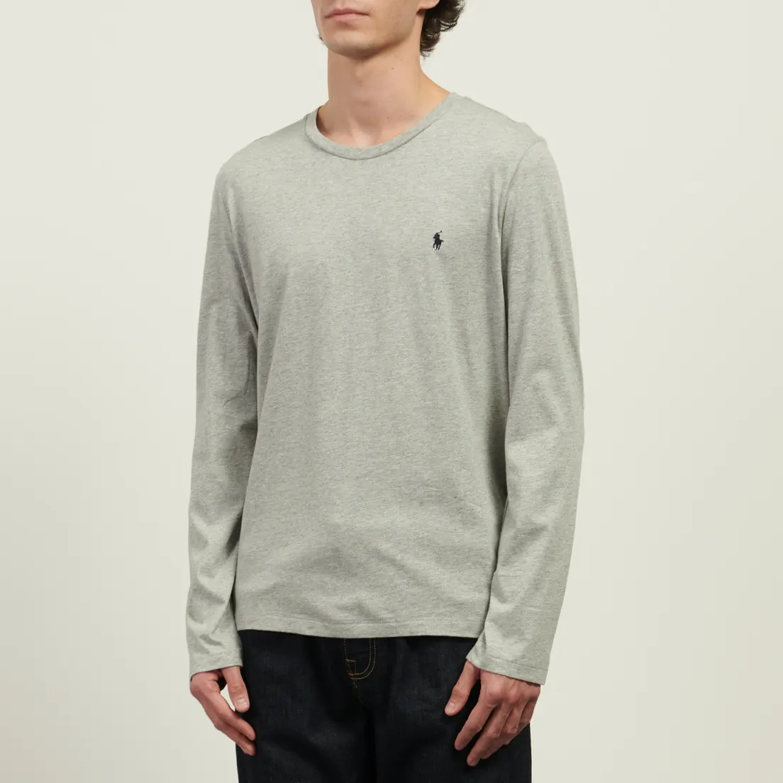 Polo Ralph Lauren Мужской лонгслив BCI Liquid Cotton Sleep Top Crew Neck