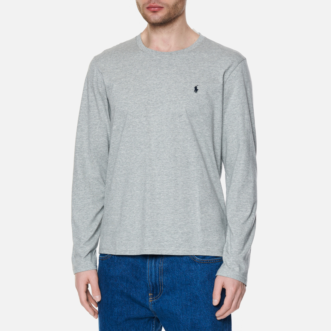 Polo Ralph Lauren Мужской лонгслив BCI Liquid Cotton Sleep Top Crew Neck