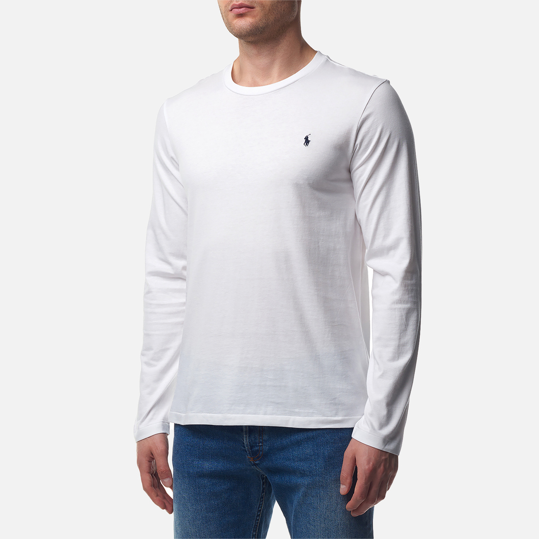 Polo Ralph Lauren Мужской лонгслив BCI Liquid Cotton Sleep Top Crew Neck