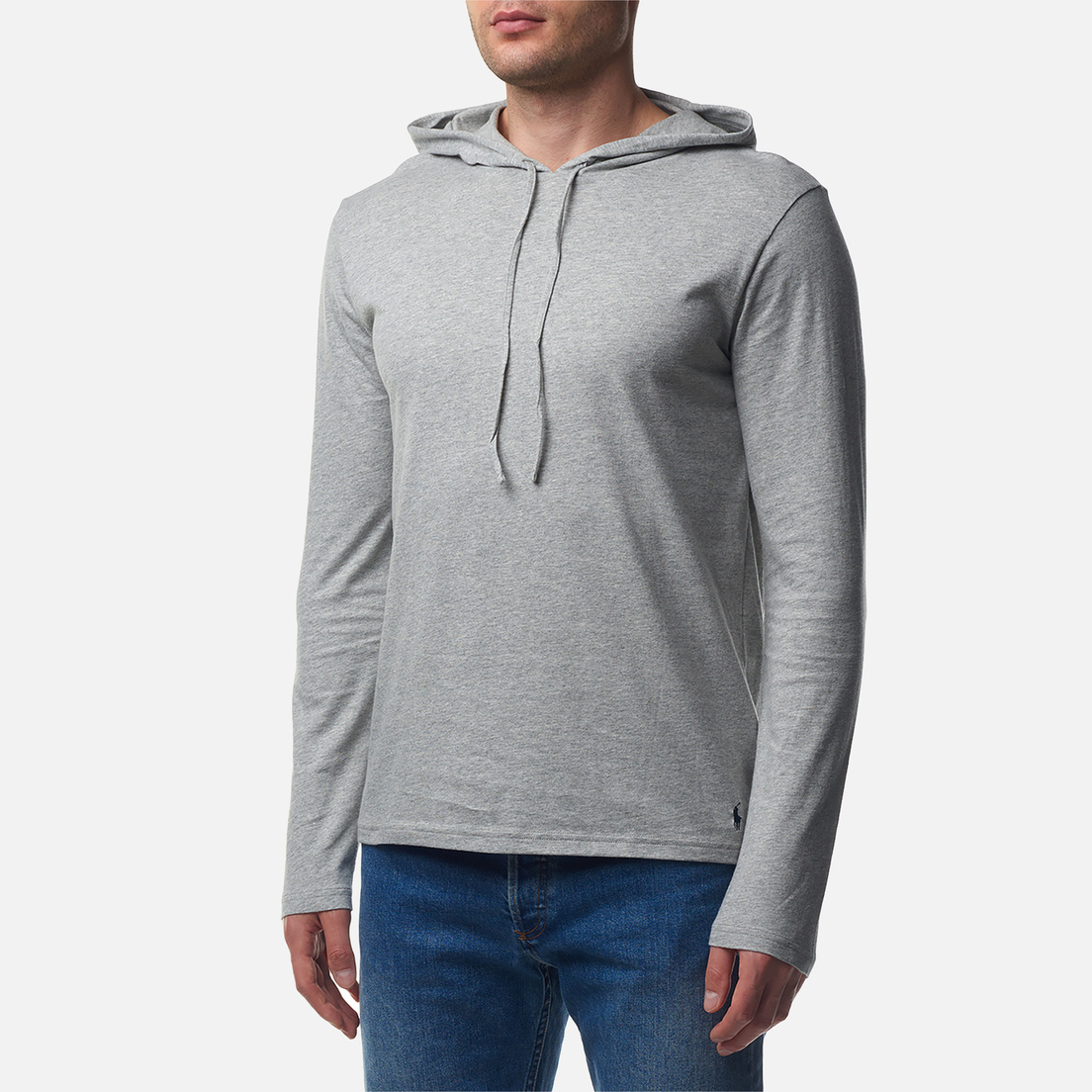 Polo Ralph Lauren Мужской лонгслив BCI Liquid Cotton Sleep Top Hoodie