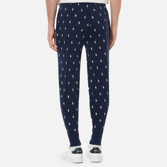 Мужские брюки Polo Ralph Lauren All Over Polo Pony Jogger Cruise Navy
