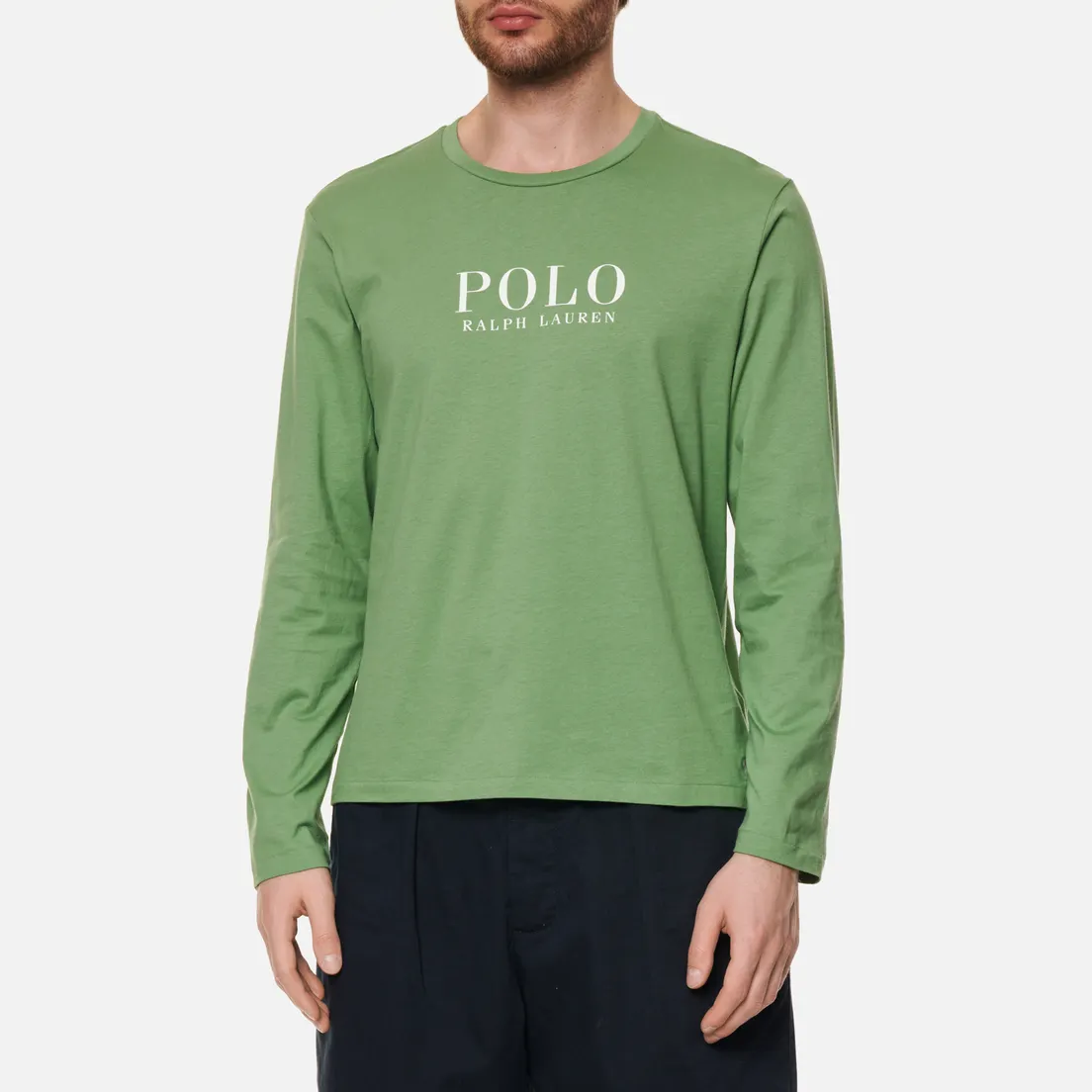 Polo Ralph Lauren Мужской лонгслив BCI Liquid Cotton Sleep Top Boxed Logo