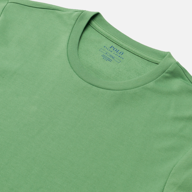 Мужской лонгслив Polo Ralph Lauren, цвет зелёный, размер L 714-862618-002 Loop Back Jersey Sleep - фото 2