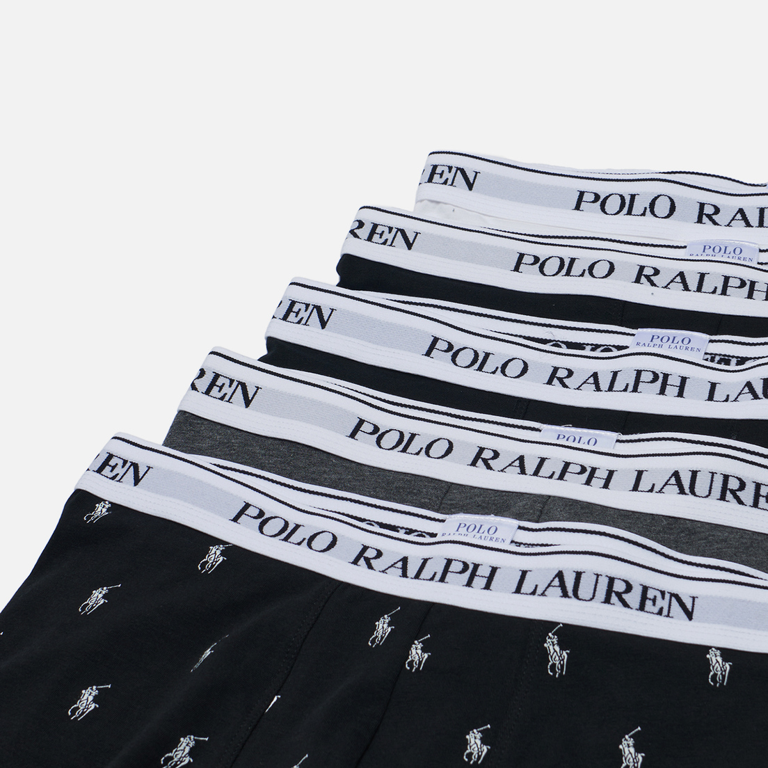 Polo Ralph Lauren Комплект мужских трусов Classic Stretch Cotton Trunk 5-Pack