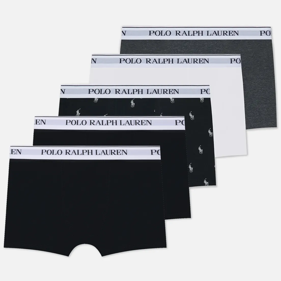 Polo Ralph Lauren Комплект мужских трусов Classic Stretch Cotton Trunk 5-Pack