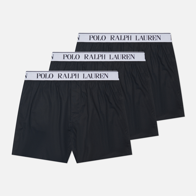 Комплект мужских трусов Polo Ralph Lauren Elastic Boxer 3-Pack