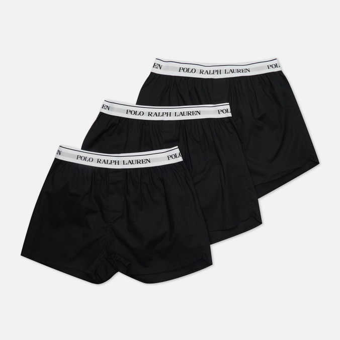 Комплект мужских трусов Polo Ralph Lauren, цвет чёрный, размер S