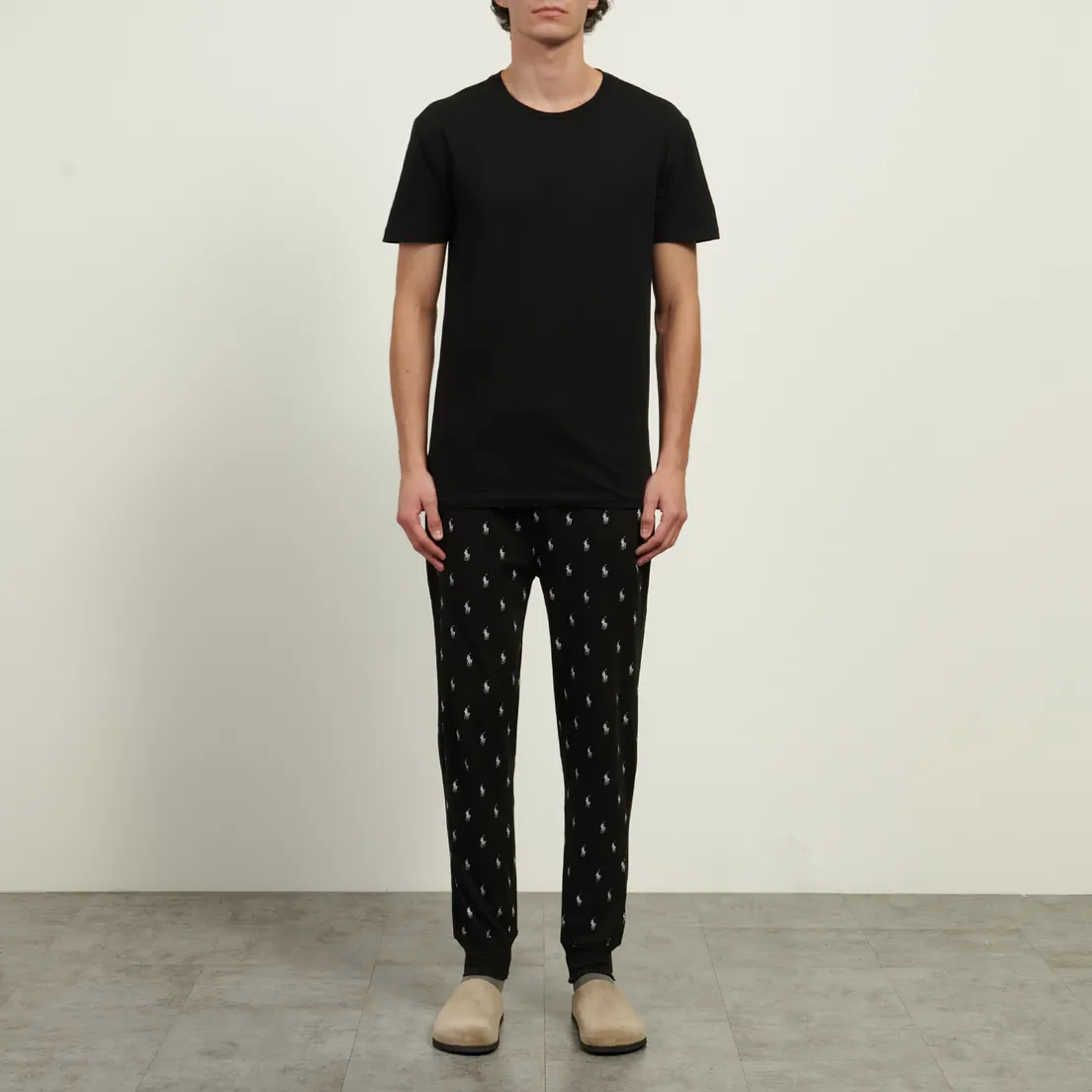 Polo Ralph Lauren Мужские брюки All Over Pony Cotton Jersey Sleep Jogger