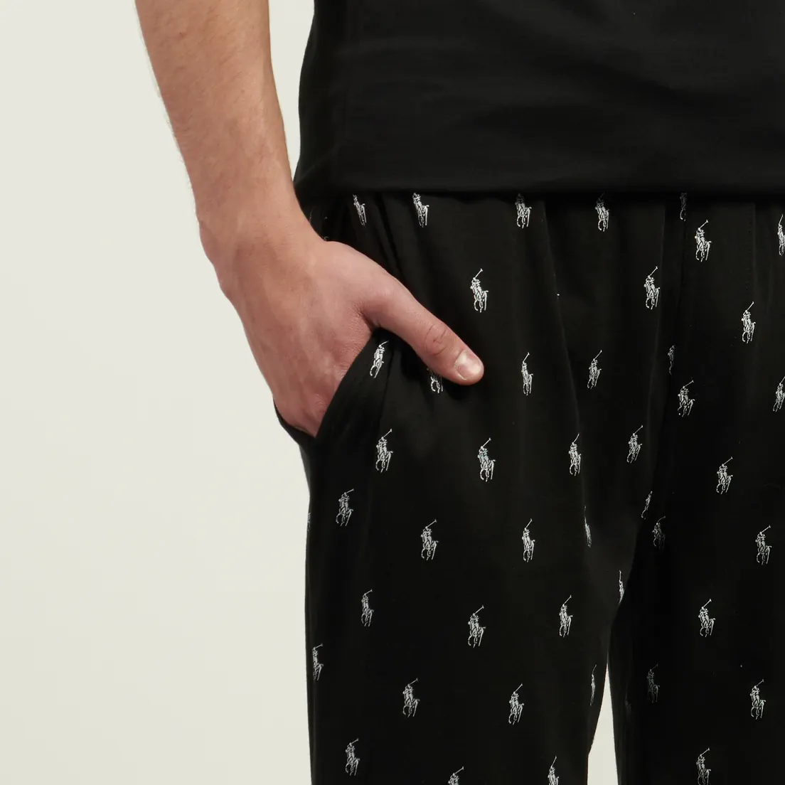 Polo Ralph Lauren Мужские брюки All Over Pony Cotton Jersey Sleep Jogger