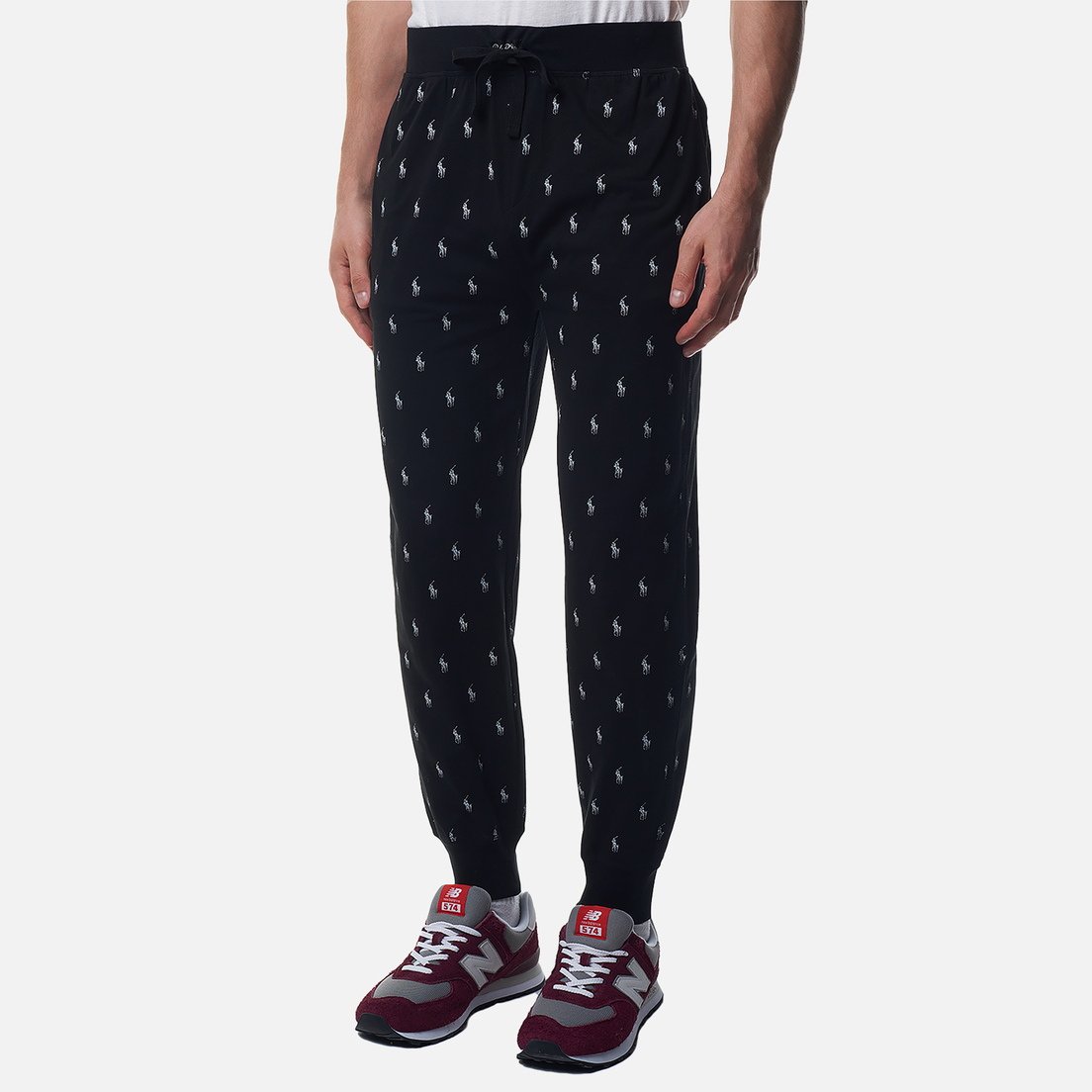 Polo Ralph Lauren Мужские брюки All Over Pony Cotton Jersey Sleep Jogger