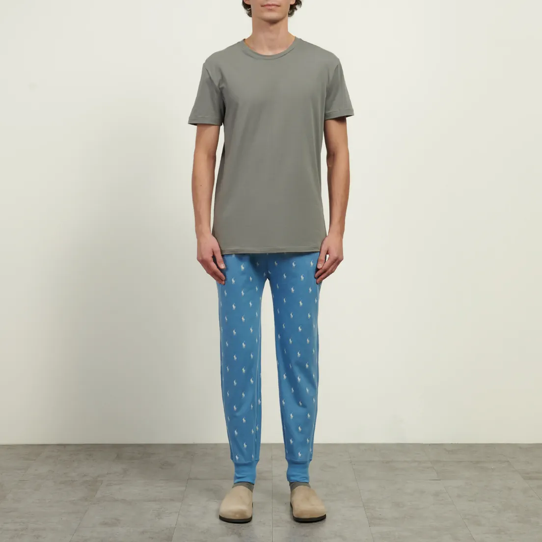 Polo Ralph Lauren Мужские брюки All Over Pony Cotton Jersey Sleep Jogger