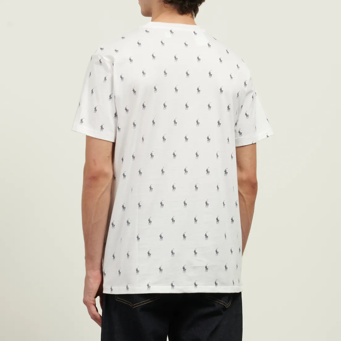 Polo Ralph Lauren Мужская футболка All Over Pony Cotton Jersey Sleep