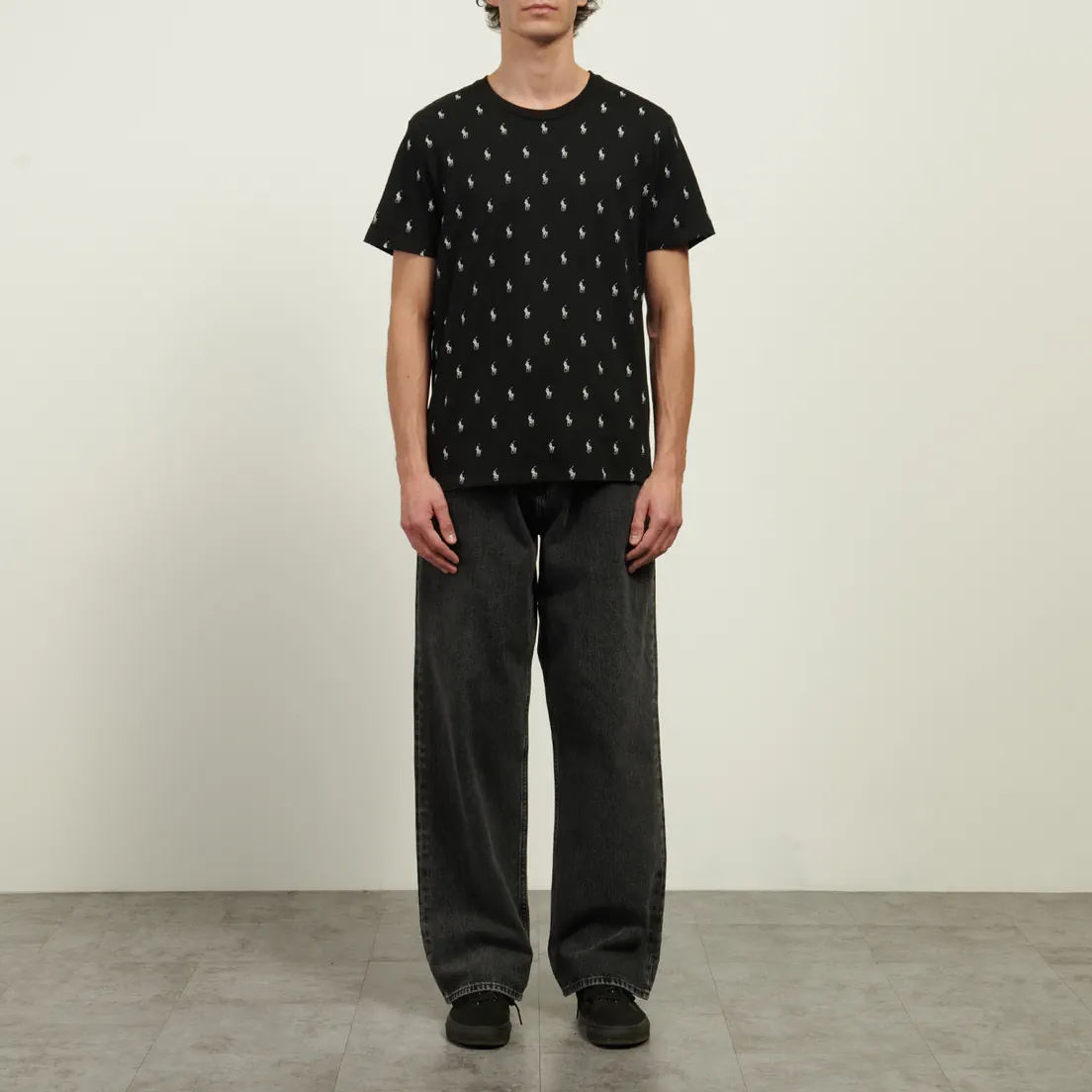 Polo Ralph Lauren Мужская футболка All Over Pony Cotton Jersey Sleep