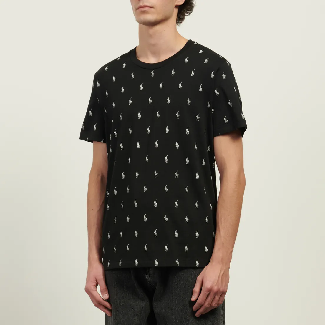 Polo Ralph Lauren Мужская футболка All Over Pony Cotton Jersey Sleep