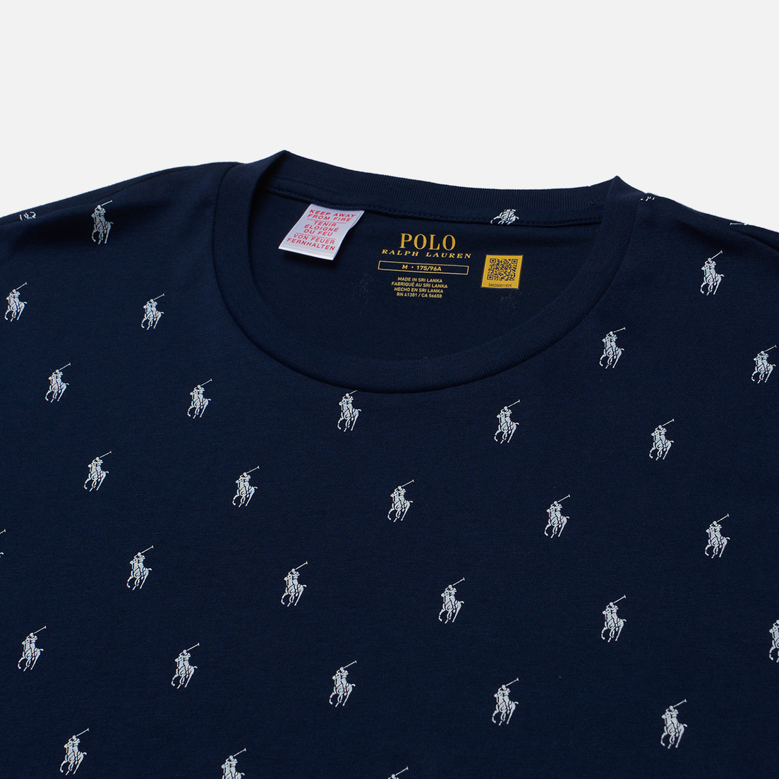 Polo Ralph Lauren Мужская футболка All Over Pony Cotton Jersey Sleep