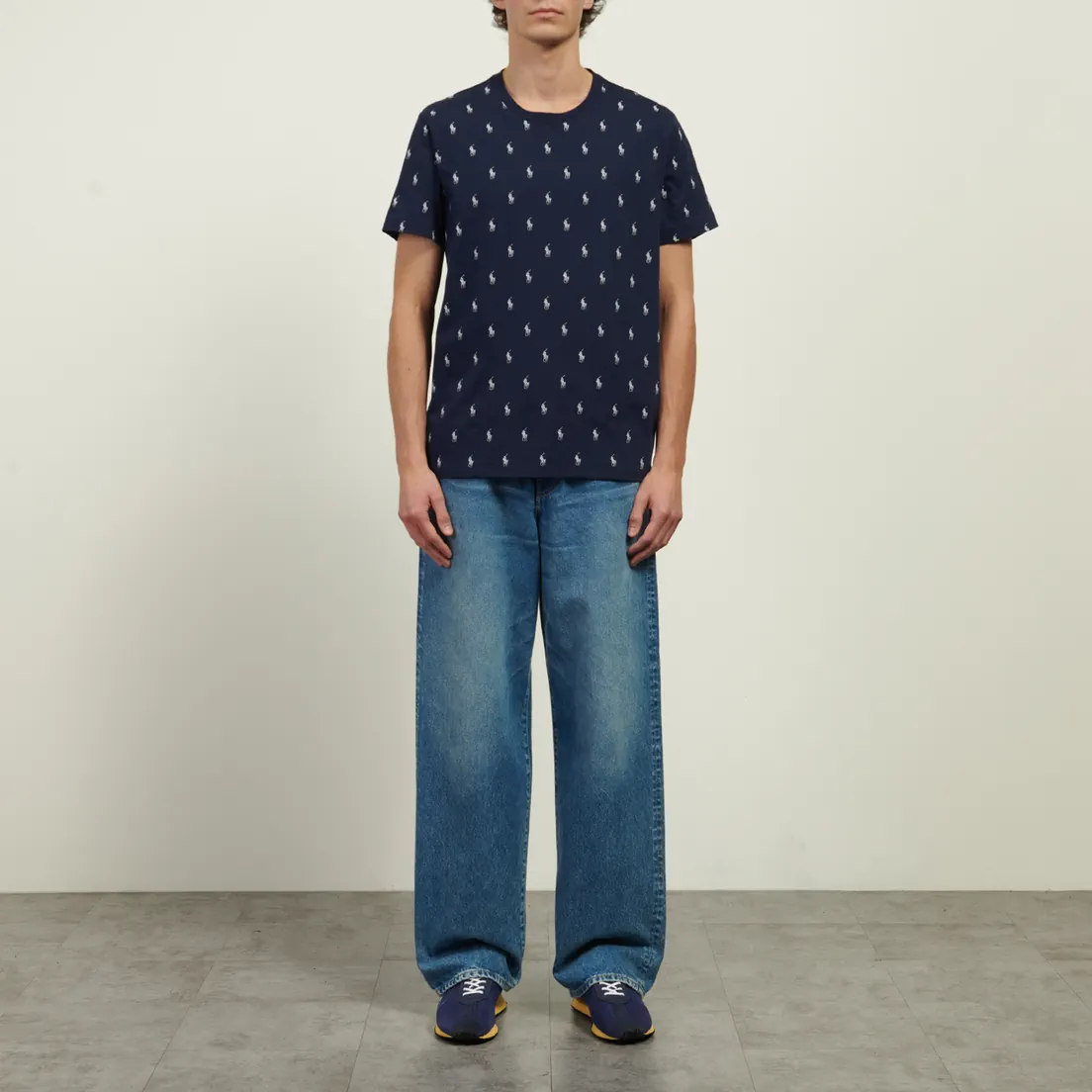 Polo Ralph Lauren Мужская футболка All Over Pony Cotton Jersey Sleep