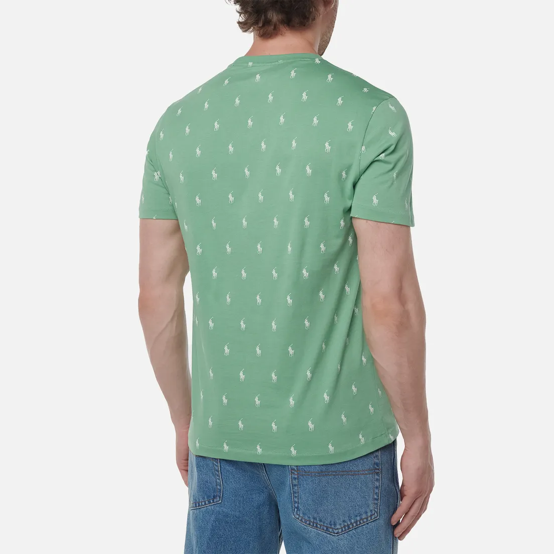 Polo Ralph Lauren Мужская футболка All Over Pony Cotton Jersey Sleep