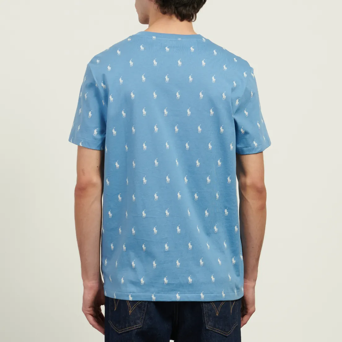 Polo Ralph Lauren Мужская футболка All Over Pony Cotton Jersey Sleep