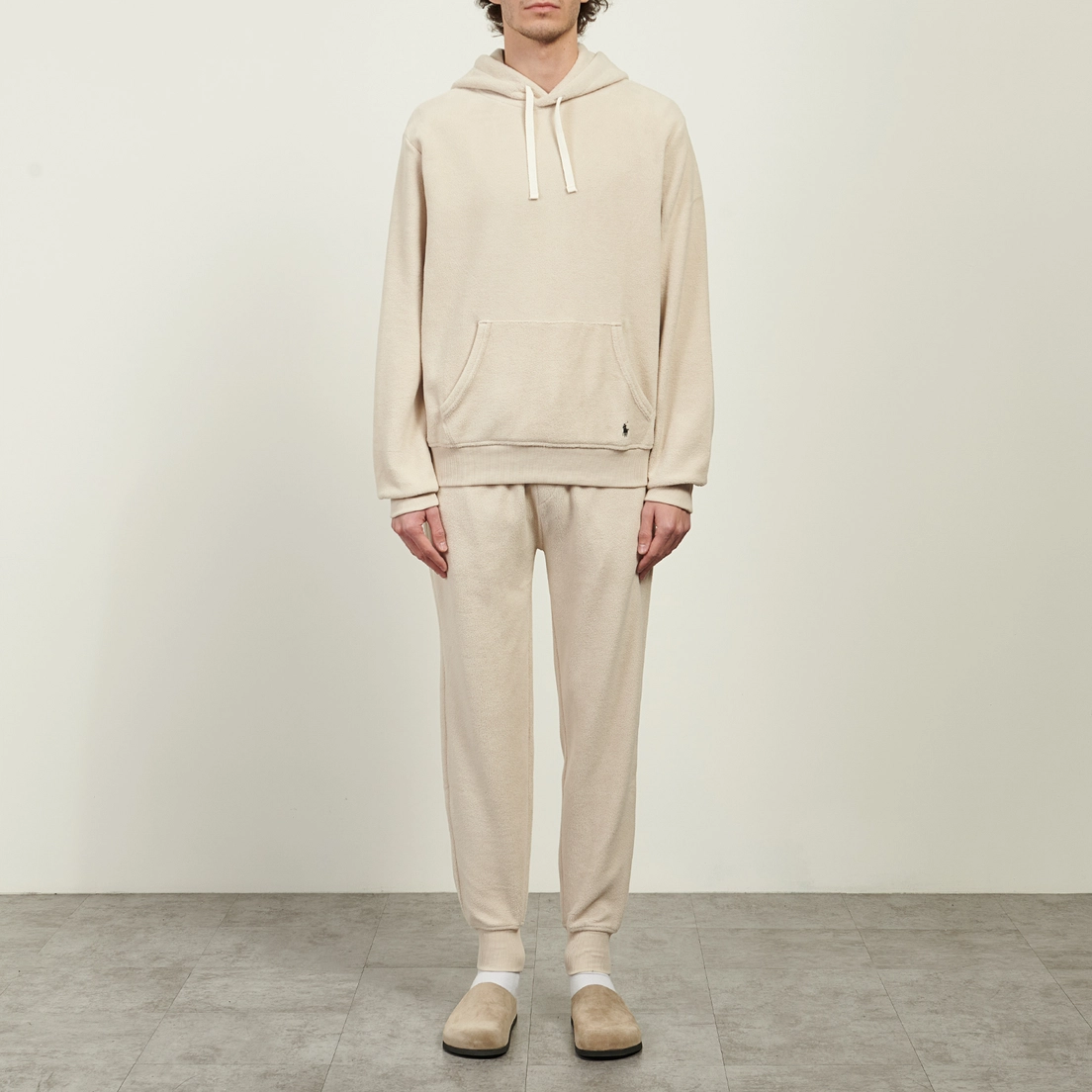 Polo Ralph Lauren Мужская толстовка Cotton Blend Velour Sleep Hoodie