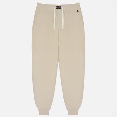 Мужские брюки Polo Ralph Lauren Cotton Blend Velour Sleep, цвет бежевый, размер XL
