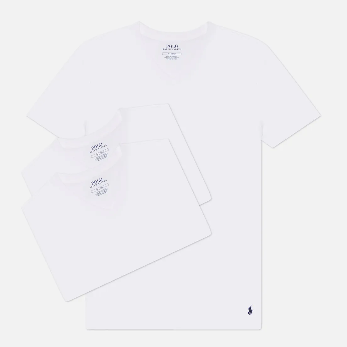 Polo Ralph Lauren Комплект мужских футболок V-Neck 3-Pack