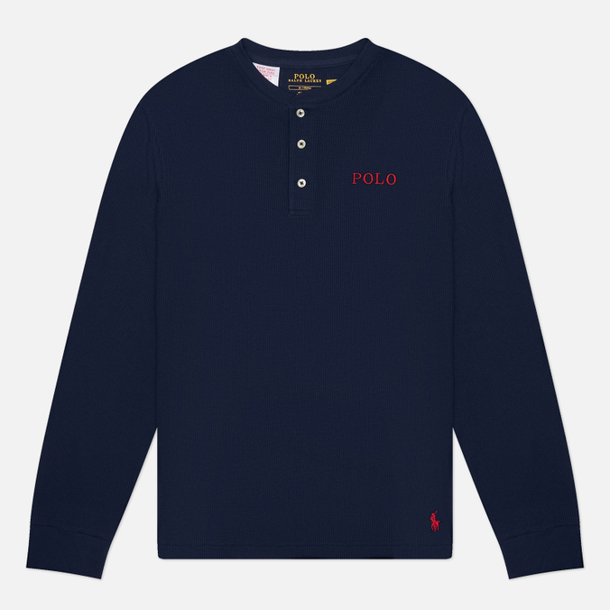 Мужской лонгслив Polo Ralph Lauren Henley Sleep Waffle