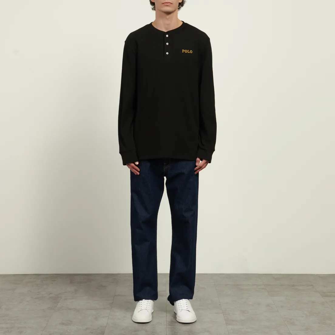 Polo Ralph Lauren Мужской лонгслив Henley Sleep Waffle