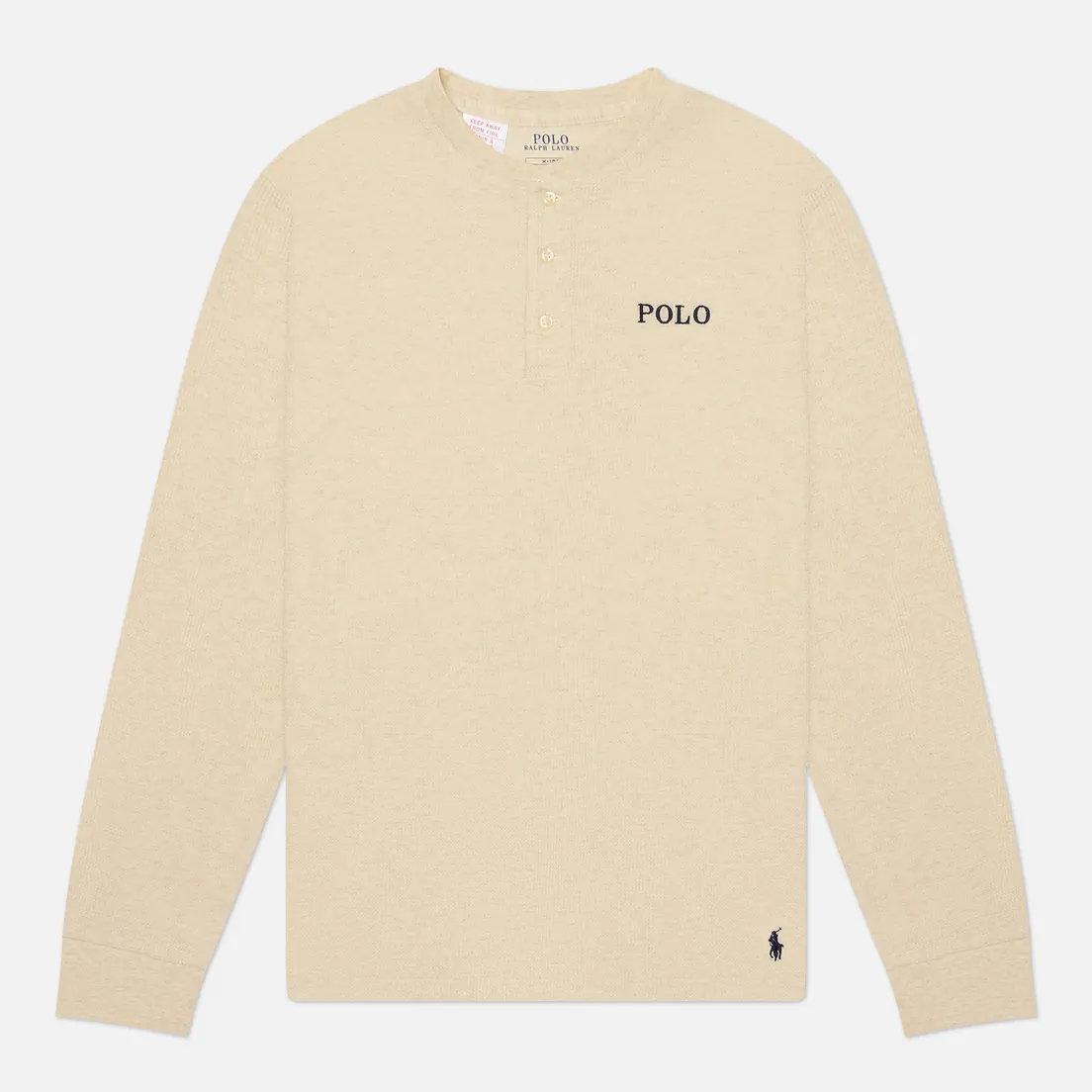 Polo Ralph Lauren Мужской лонгслив Henley Sleep Waffle