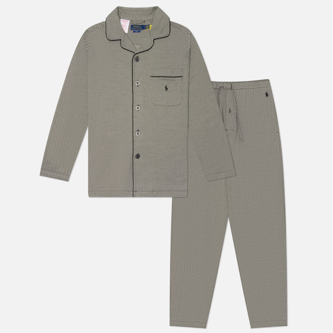 Мужская пижама Polo Ralph Lauren Herringbone Lounge LS Pyjama Set 24690₽